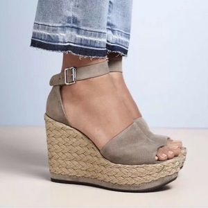 Stuart Weitzman Soho Jute Wedge